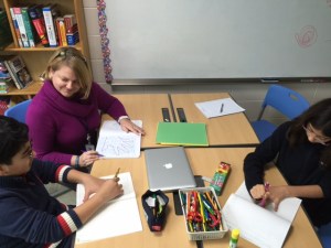 Sharing ideas about topics